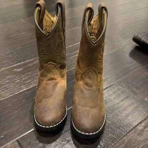 Kids leather cowboy boots BNWOT